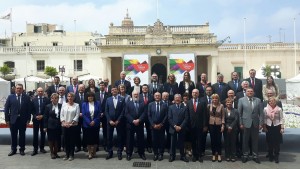 Foto de grup Consiliul Informal de Mediu din Malta